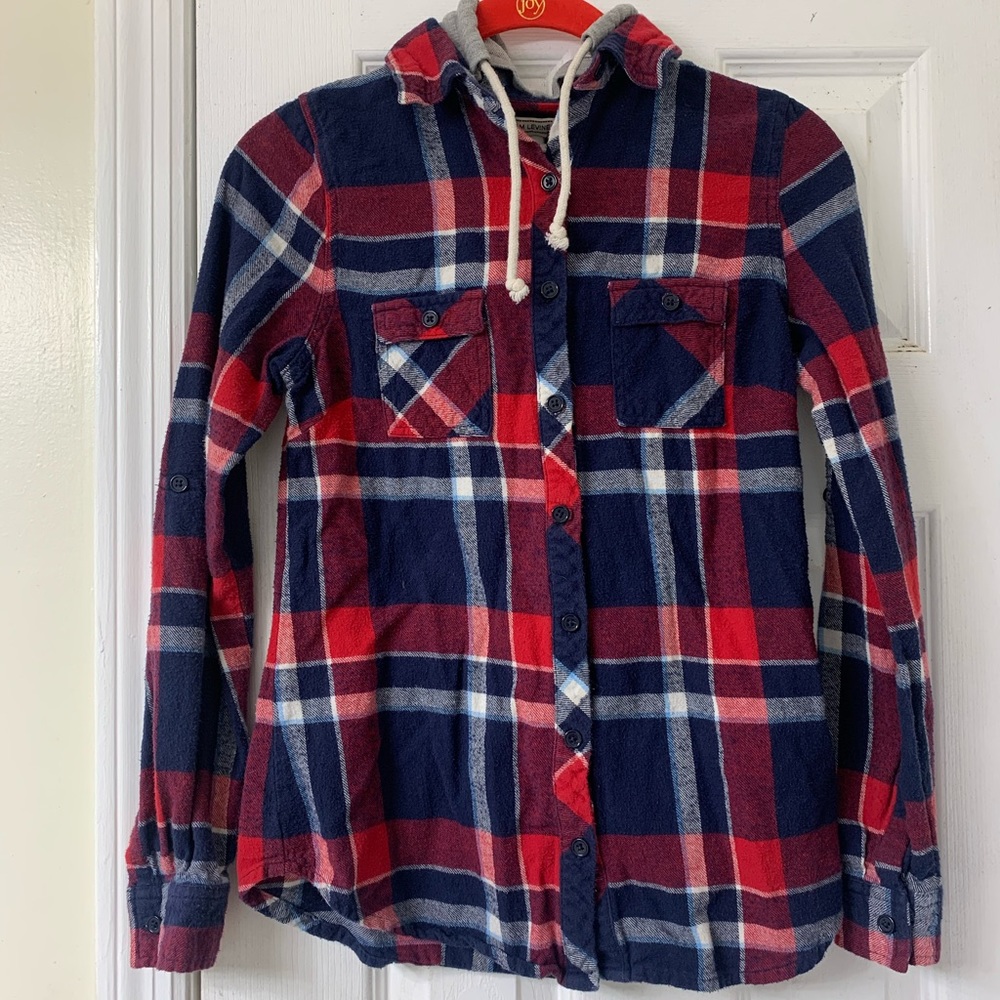 Flannel Adam Levine Button-Down